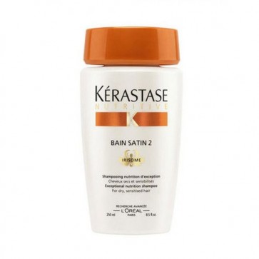 Kérastase Nutritive Bain Satin 2 Irisome Dry Sensitised Hair Cosmetic For Women (80ml)