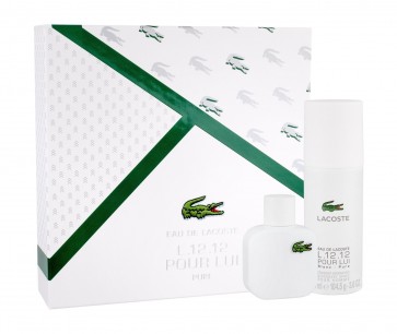 Lacoste Eau De Lacoste L.12.12 Blanc Eau de Toilette 50ml Gift Set