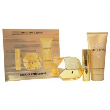 Paco Rabanne Lady Million Eau de Parfum 80ml Travel Gift Set
