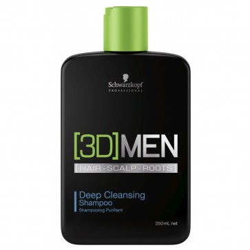 Schwarzkopf 3D Men Deep Cleansing Shampoo 250ml