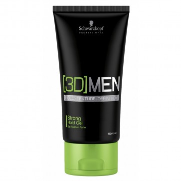 Schwarzkopf 3D Men Strong Hold Gel 150ml