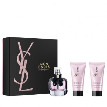 Yves Saint Laurent Mon Paris Eau de Parfum 50 ml, Body Lotion 50 ml, Shower Oil 50 ml Gift Set