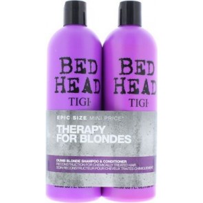 TIGI Bed Head Colour Combat Dumb Blonde Tweens 2x750ml Set